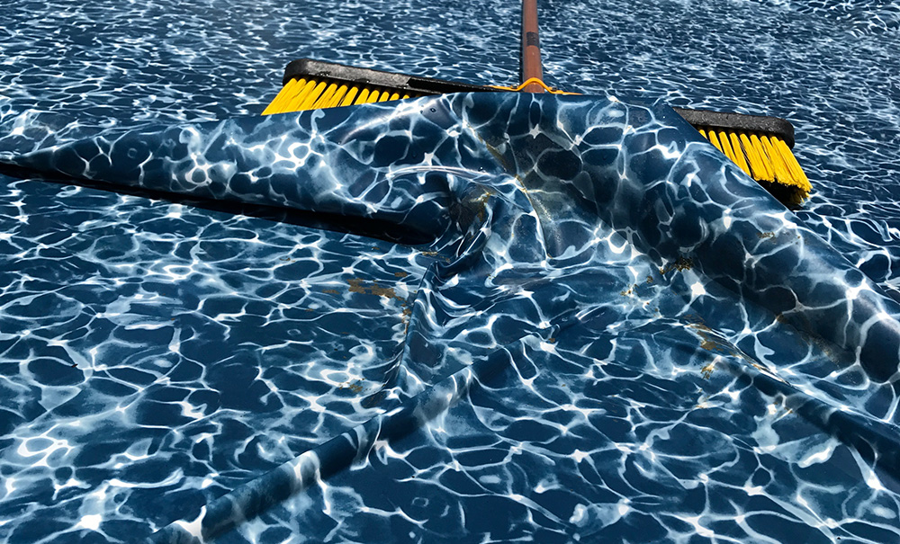 Pool Liner Wrinkle Removal Chesapeake Virginia - Atlantic Leak Detection
